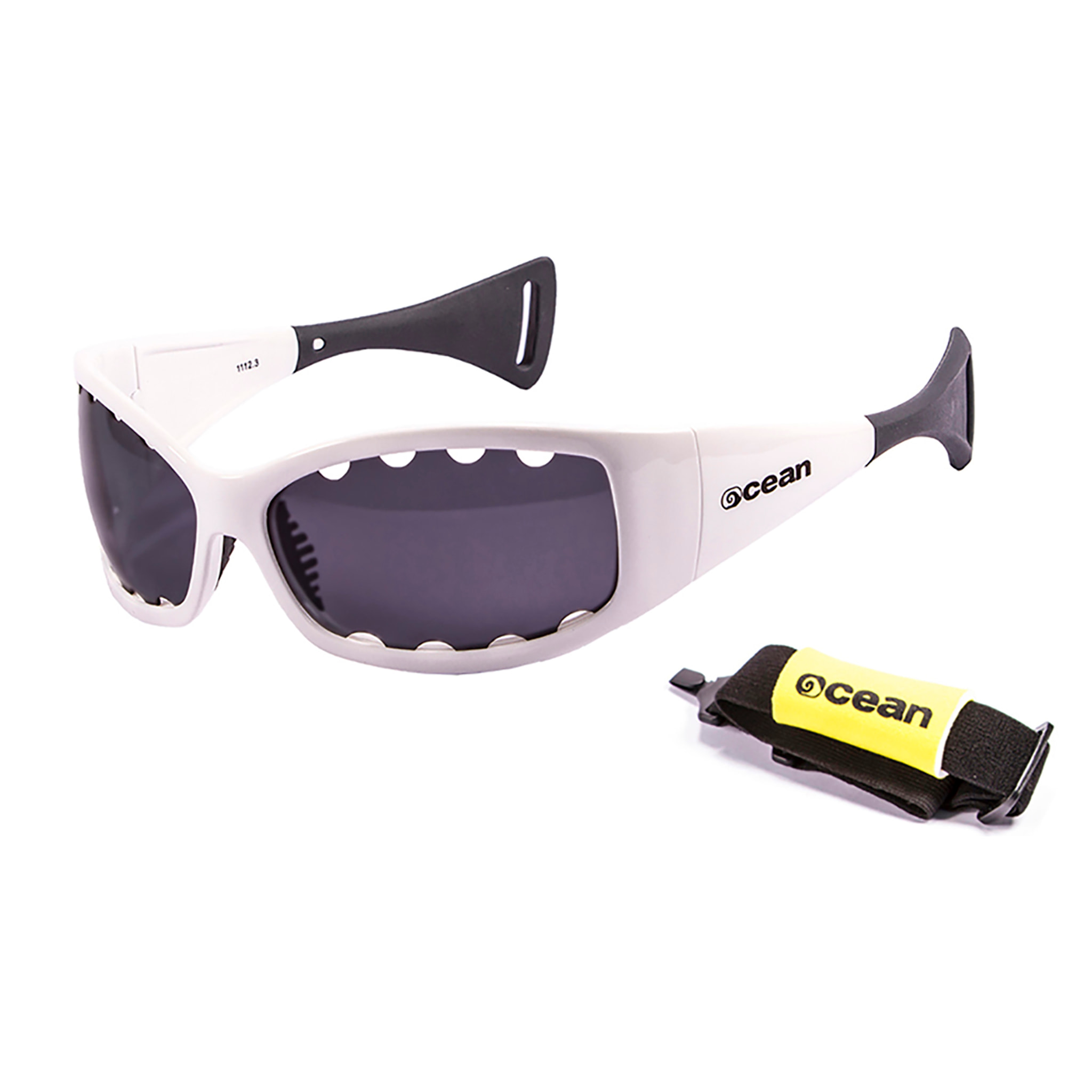 Gafas de deportes acuáticos OCEAN FUERTEVENTURA - Blanco brillante / Ahumada