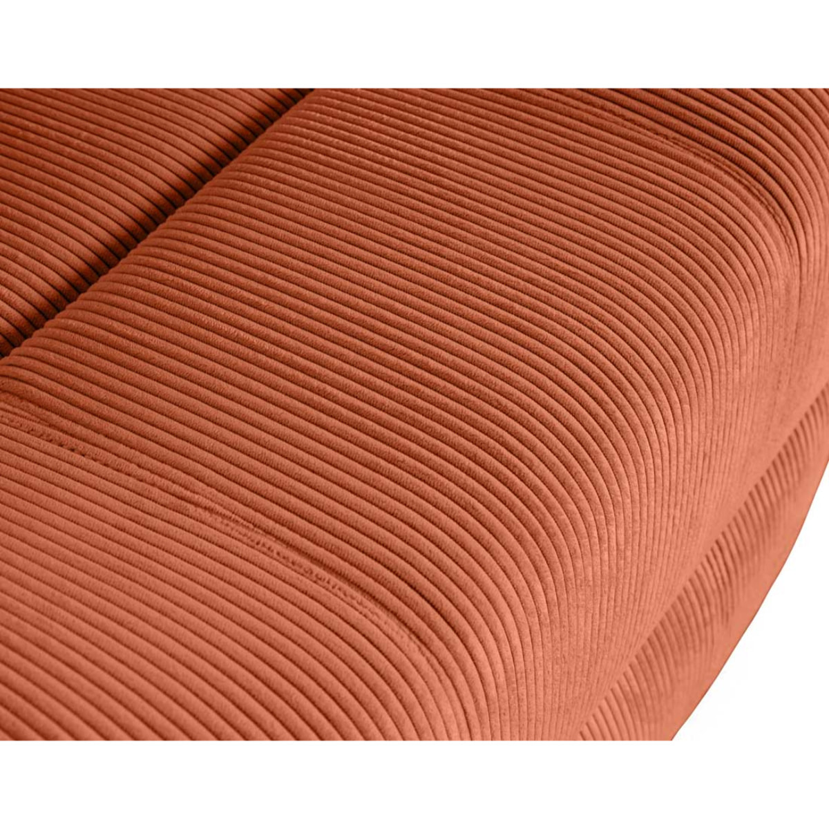 Armand - fauteuil relax électrique en velours côtelé - Terracotta