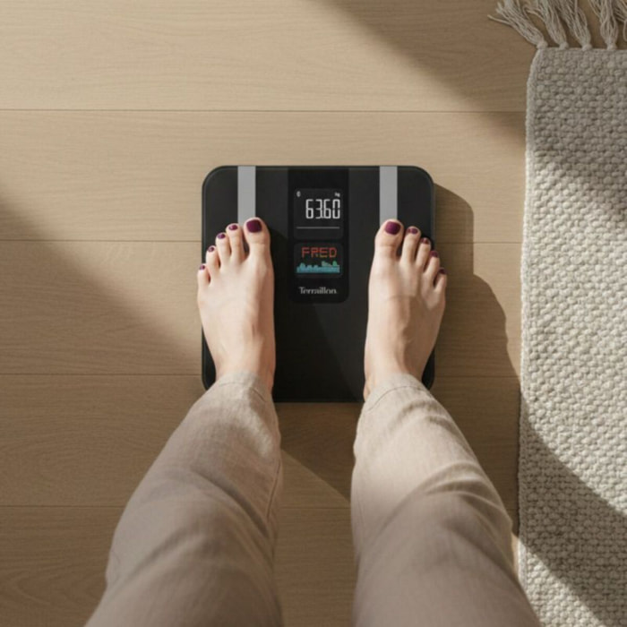 Pèse personne impédancemètre TERRAILLON Body Color Connect