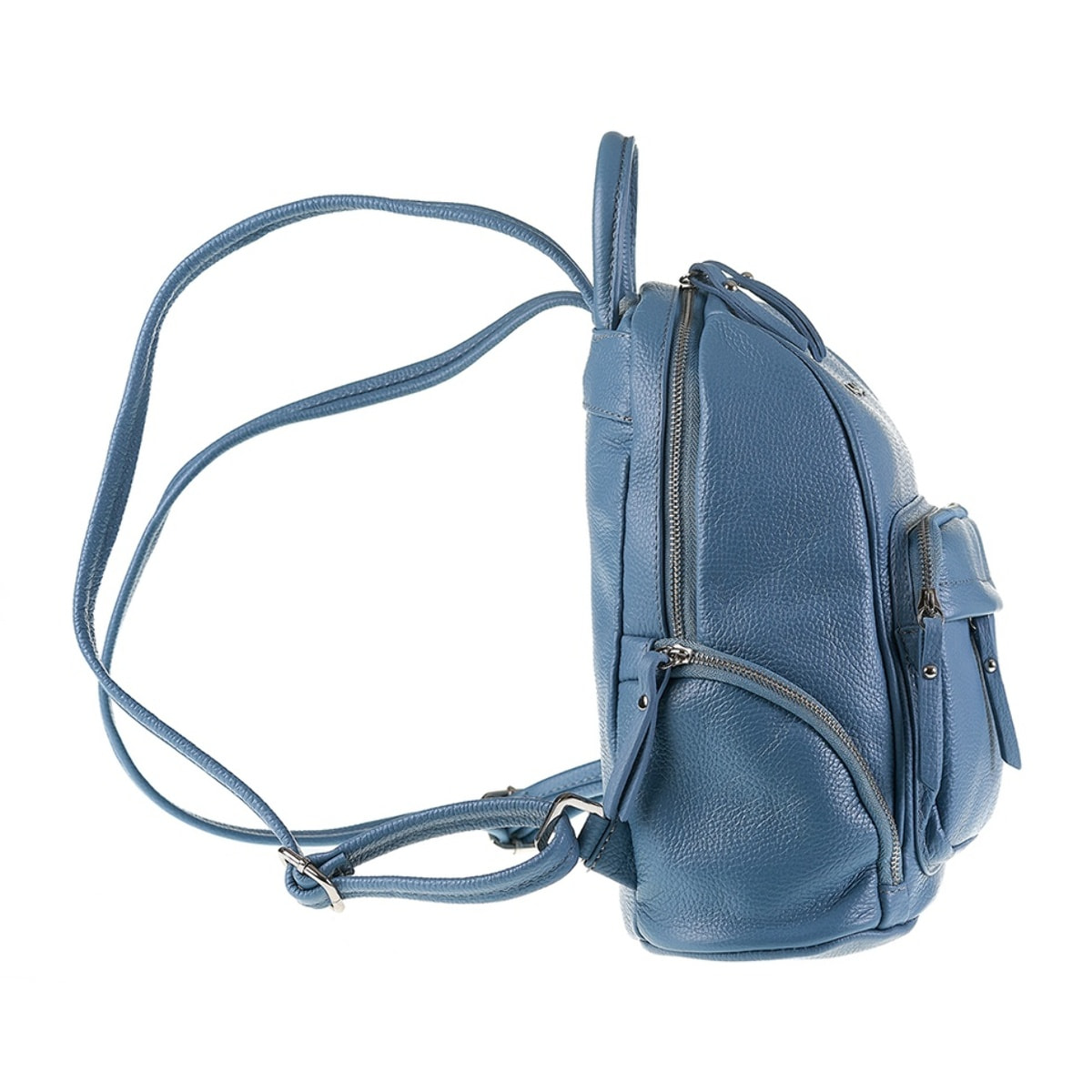 Zaino da donna in pelle Made in Italy - Modello Lunaria Pro - Casual - 28.0 x 31.0 x 14.0 cm
