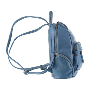 Zaino da donna in pelle Made in Italy - Modello Lunaria Pro - Casual - 28.0 x 31.0 x 14.0 cm