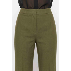 Kocca - Pantaloni sartoriali da donna a vita alta e gamba larga Donna