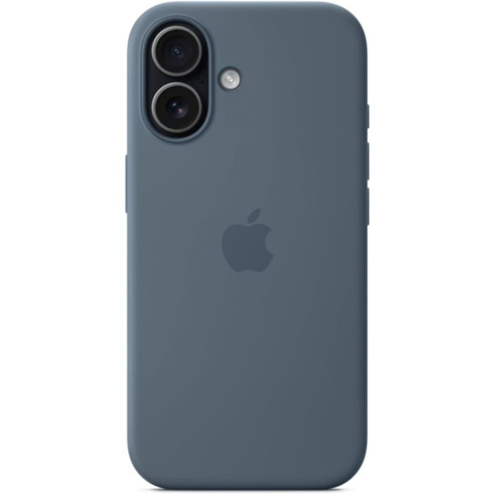 Coque APPLE iPhone 17 MagSafe siicone Bleu maritime