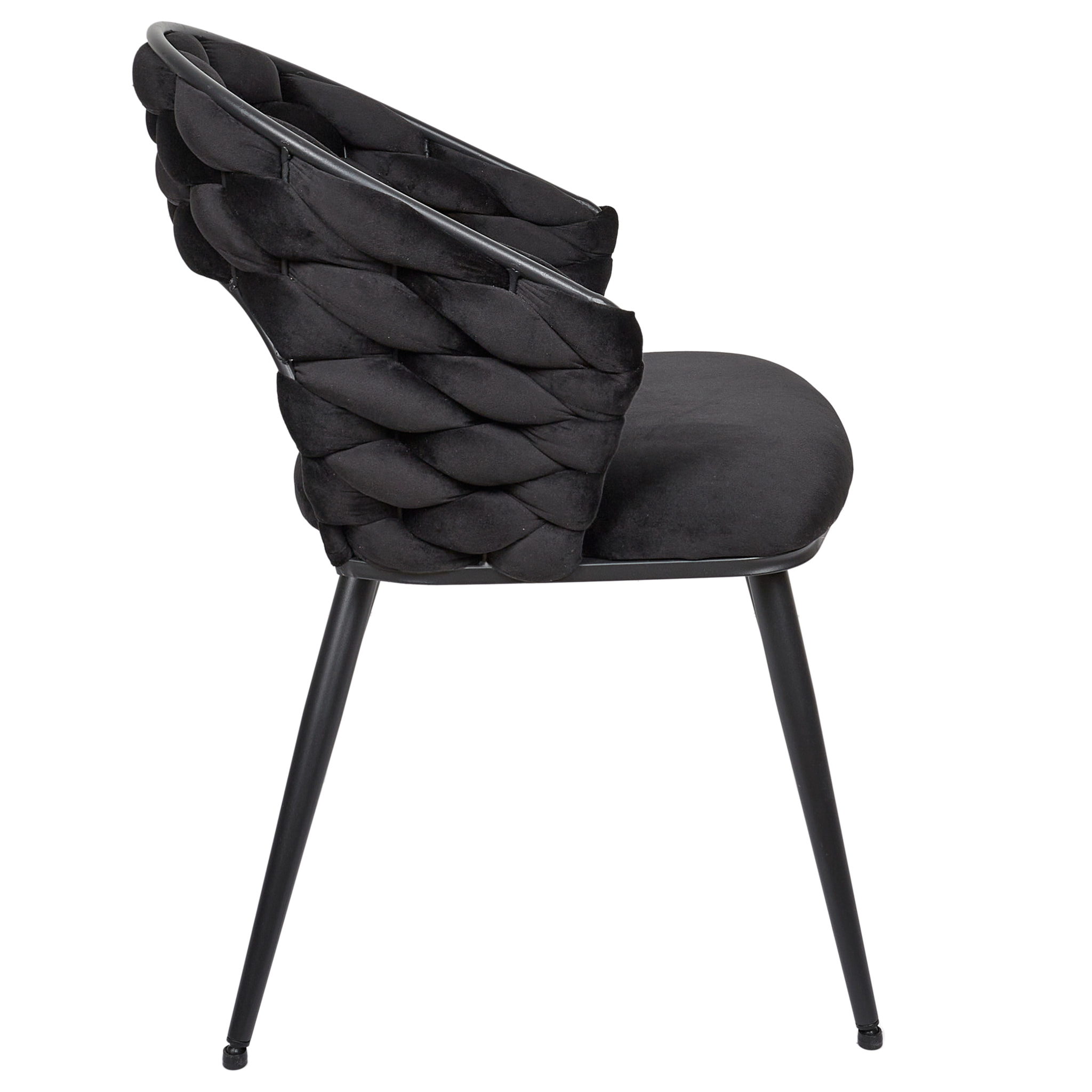Chaise Sawyer Noir - Lot De 2