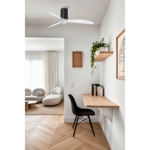 MINI TUBE FAN M LED Ventilatore a soffitto nero opaco/trasparente