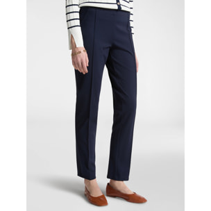 Elena Mirò - Pantaloni slim fit in punto Milano - Blu