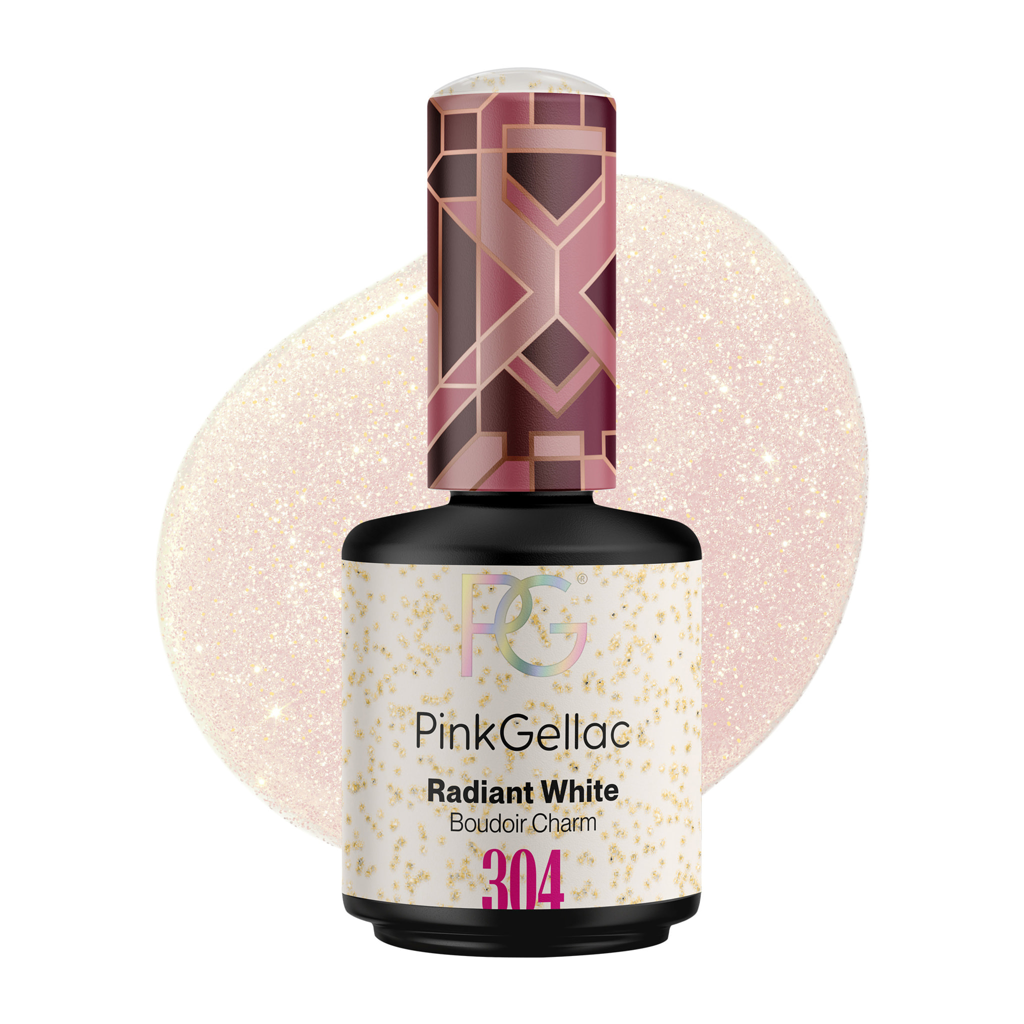 Vernis semi-permanent - 304 Radiant White - 15 ml