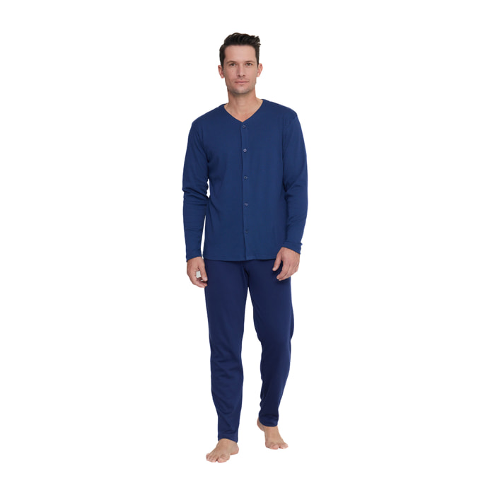 Pigiama uomo paul in caldo cotone con scollo a V Noidinotte