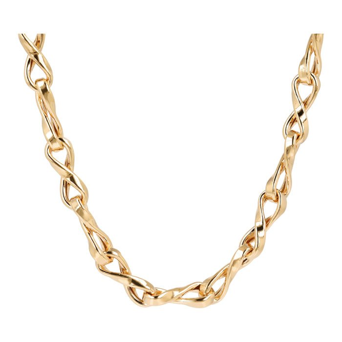 Collana Golden con Maglia Infinito