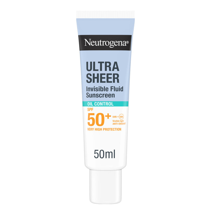 Ultra Sheer SPF 50+ - Fluide Solaire Invisible Ultra Sheer Oil Control 50 ml