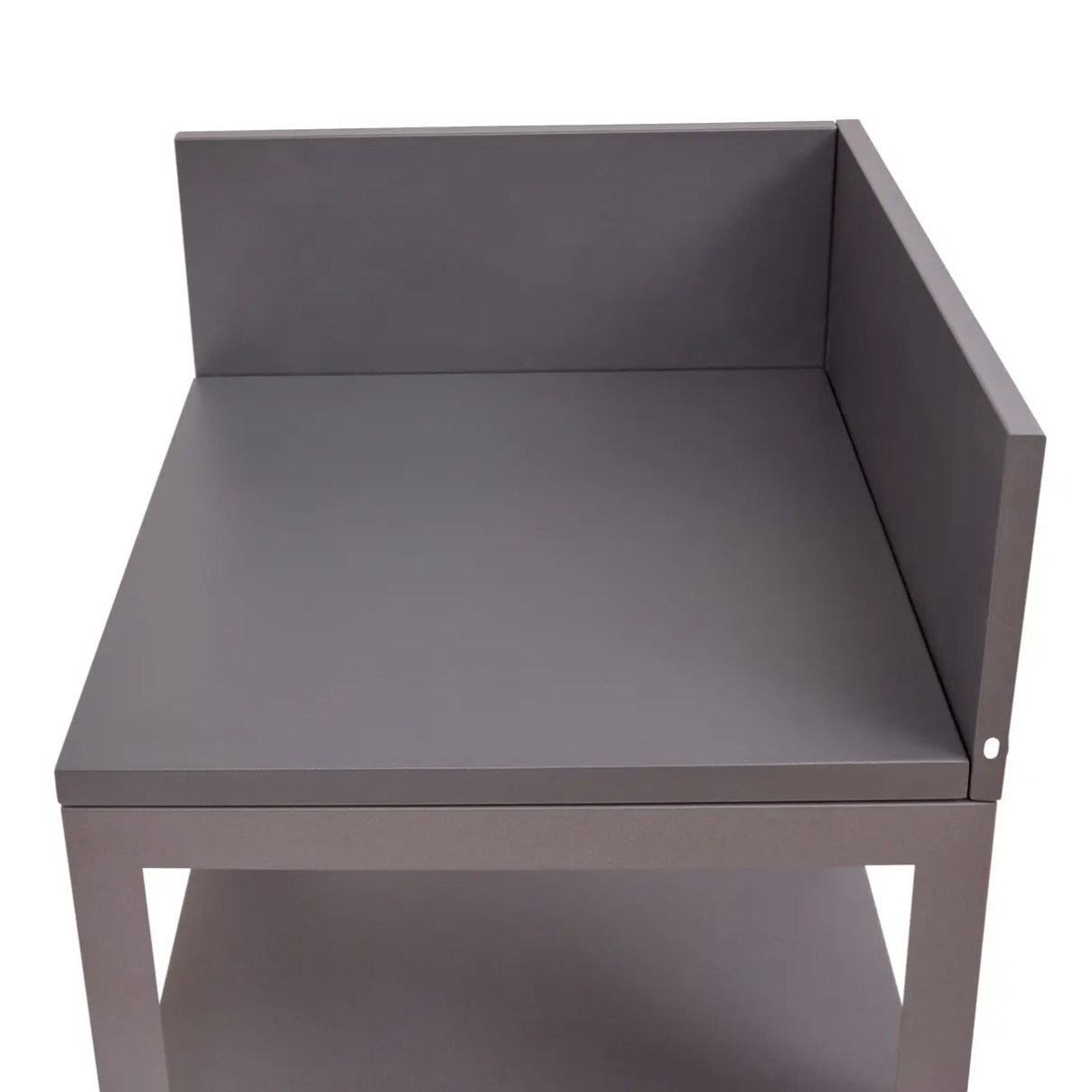 Module d'angle pour cuisine d'été Oxyana gris graphite