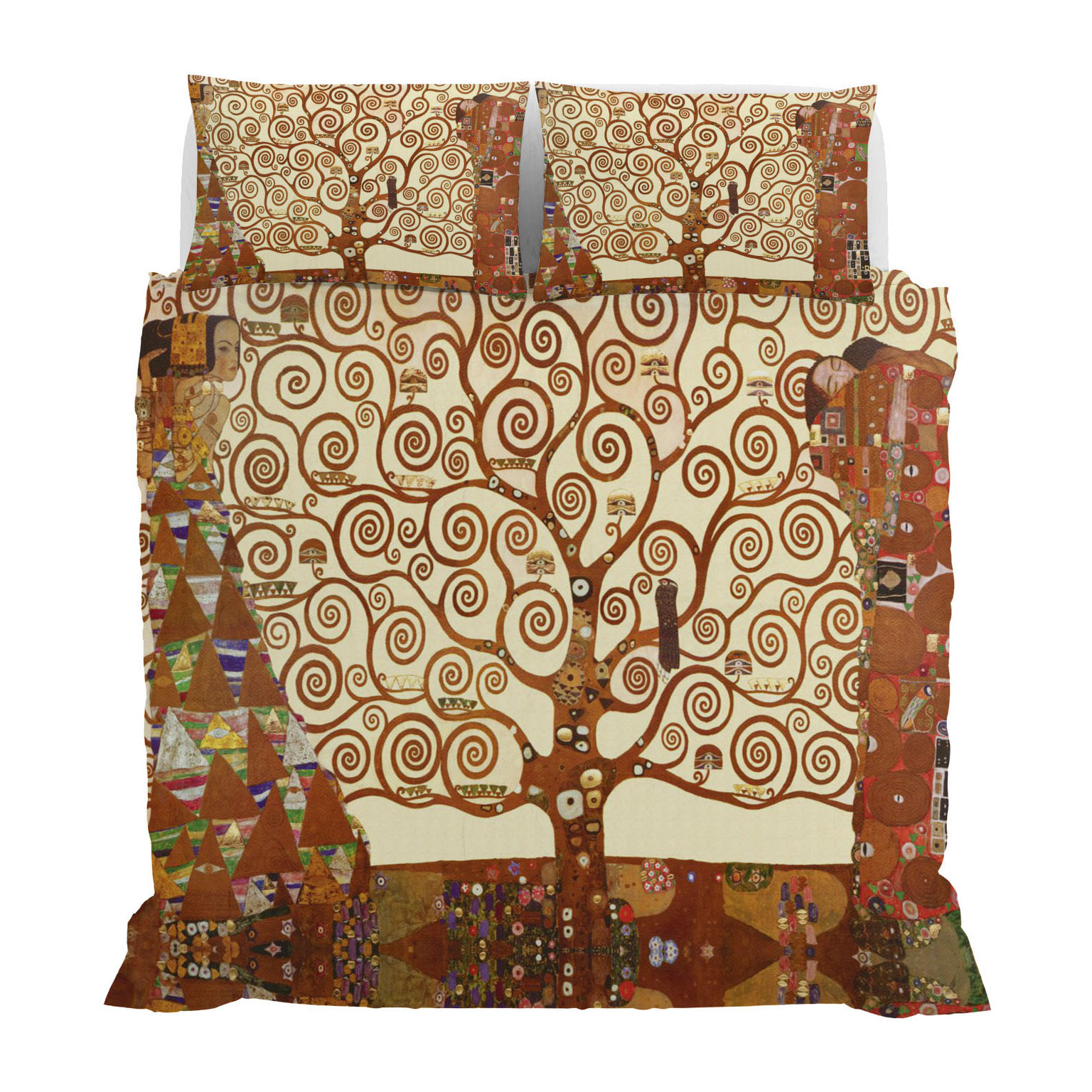 PARURE COPRIPIUMINO ARTE, STAMPA DIGITALE, 100% MICROFIBRA - MATRIMONIALE