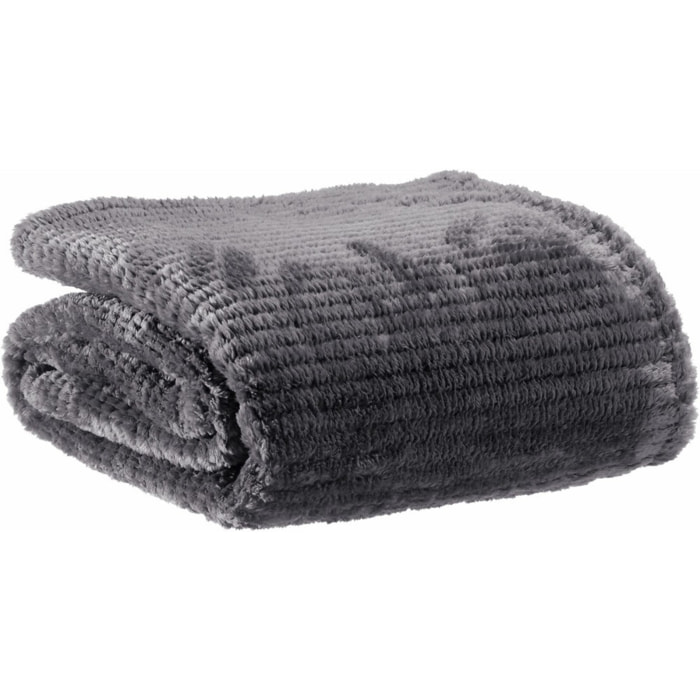 Plaid Saya 100% Polyester Graphite