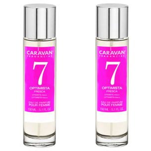 Caravan fragancias set de 2 frascos perfume de mujer nº7, de 150 ml