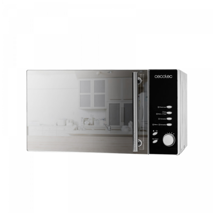 Microondas Convection 2500 con Grill. Potencia 900 W, Grill 1950 W, Capacidad 25