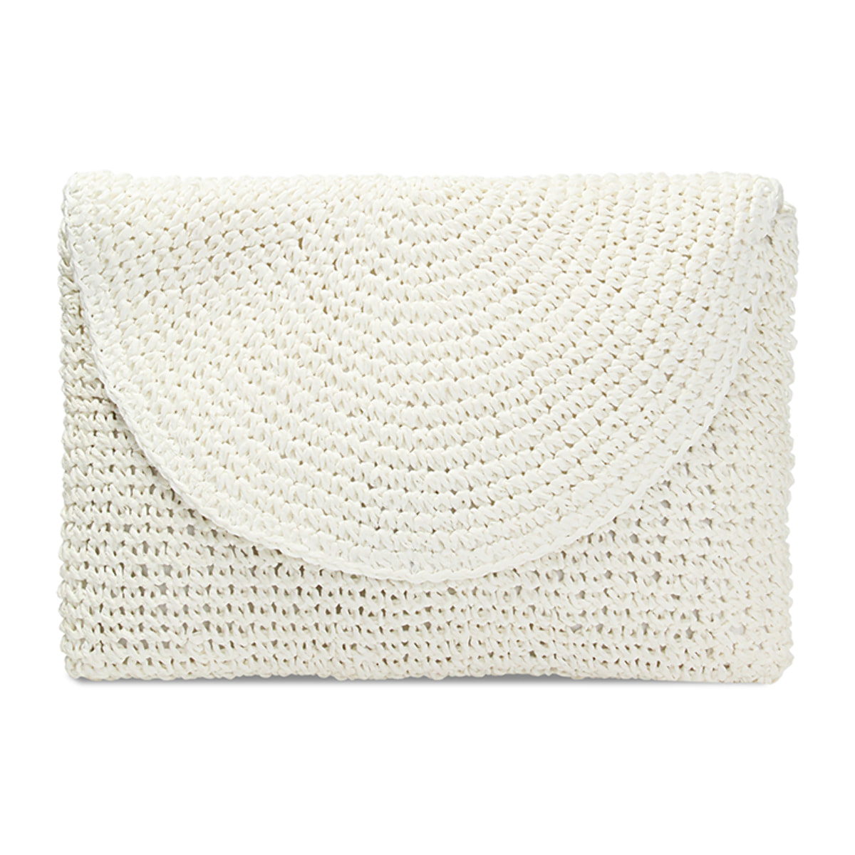 Pochette mare bianca in paglia