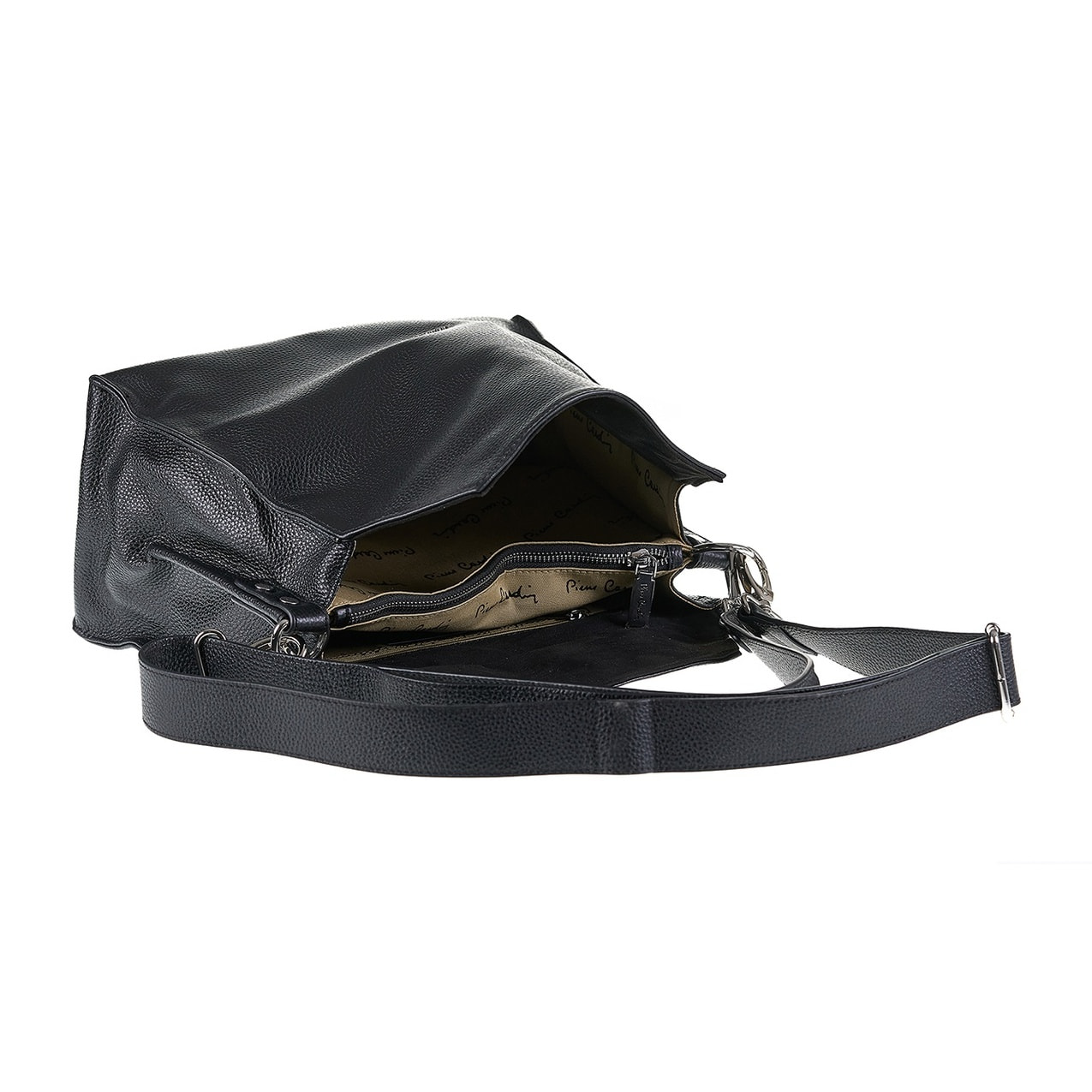 Borsa a spalla da donna Made in Italy - Modello Celeste Plus - 100% pelle - 28.0 x 24.0 x 15.5 cm