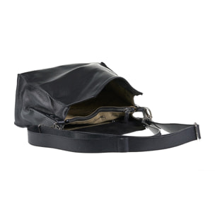 Borsa a spalla da donna Made in Italy - Modello Celeste Plus - 100% pelle - 28.0 x 24.0 x 15.5 cm