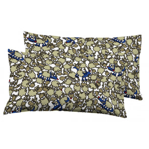 Pack Fundas Almohada Escondido Mix - 100% algodón - 150 hilos