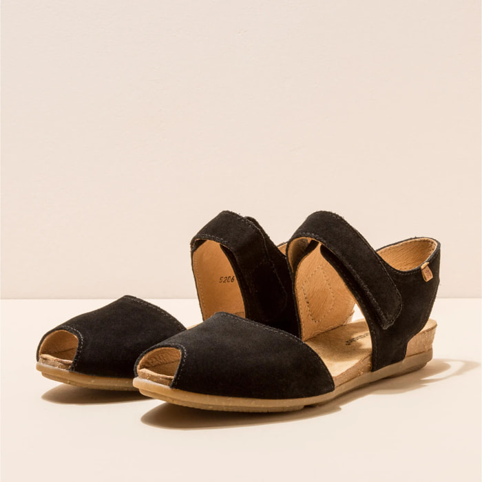 Sandalias N5206 LUX SUEDE BLACK/ STELLA color Black