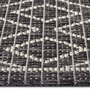 Tapis exterieur kilim géométrique, elno, résistant et original