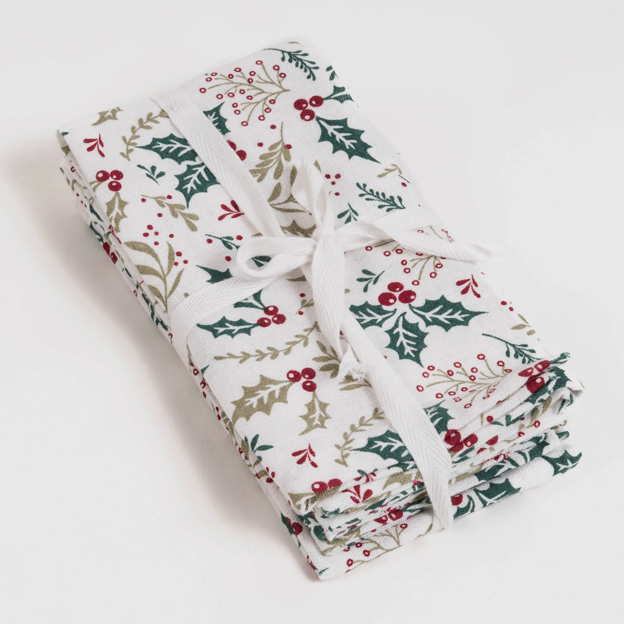 SET 4 SERVILLETAS HOLLY