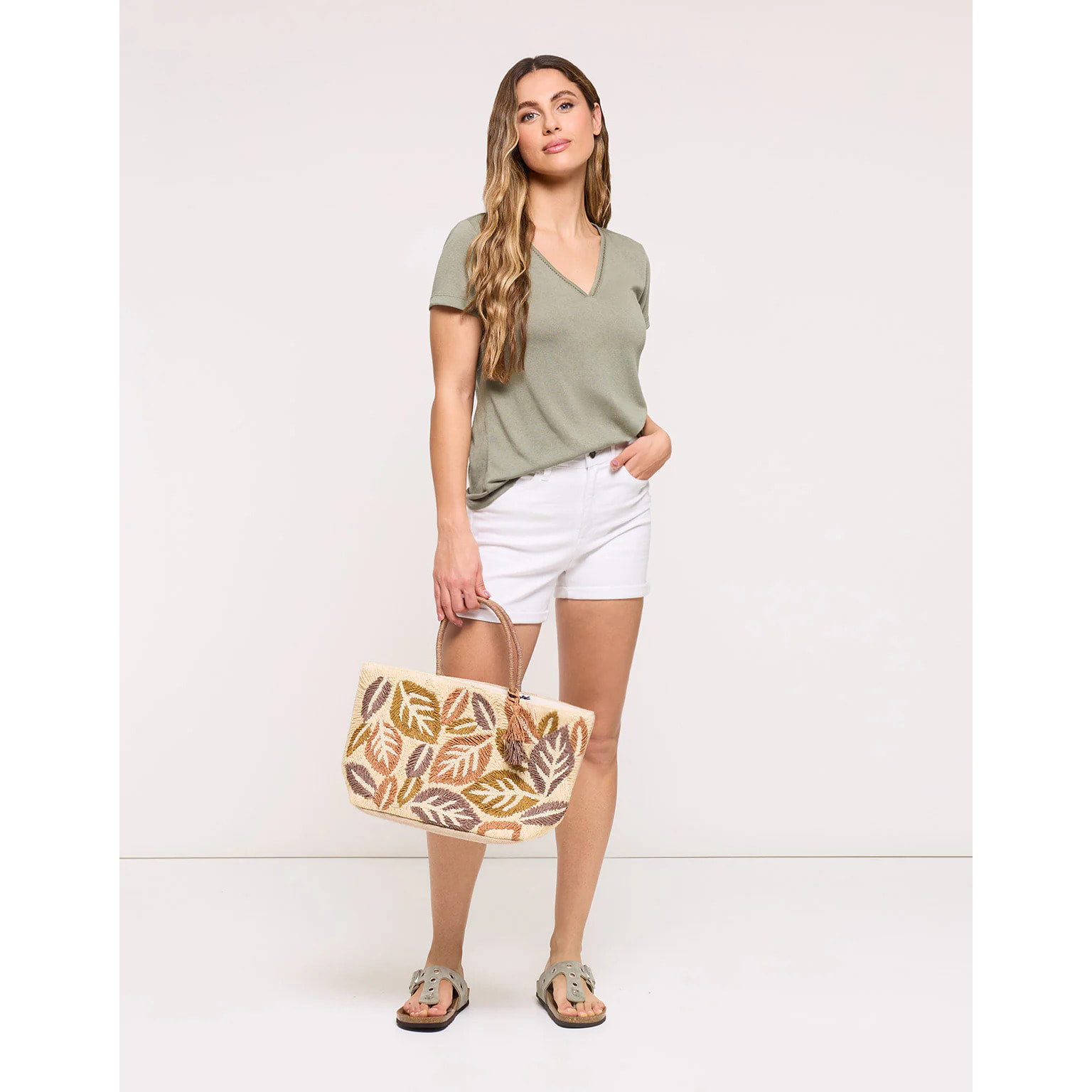 Camiseta Manga Corta Caqui - Kipar