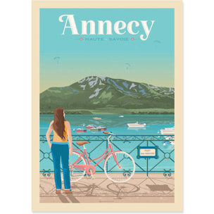 Affiche - Annecy - Olahoop Travel Posters