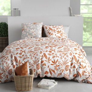 Parure housse de couette imprimé 100% coton - kaylie