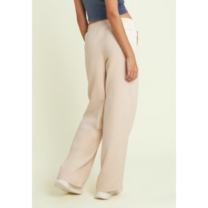 Pantaloni wide leg da donna con ricamo Mickey