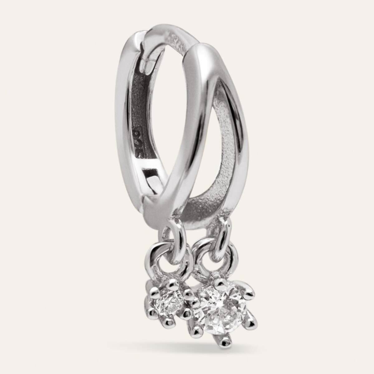 Pendiente Suelto Luzia Plata