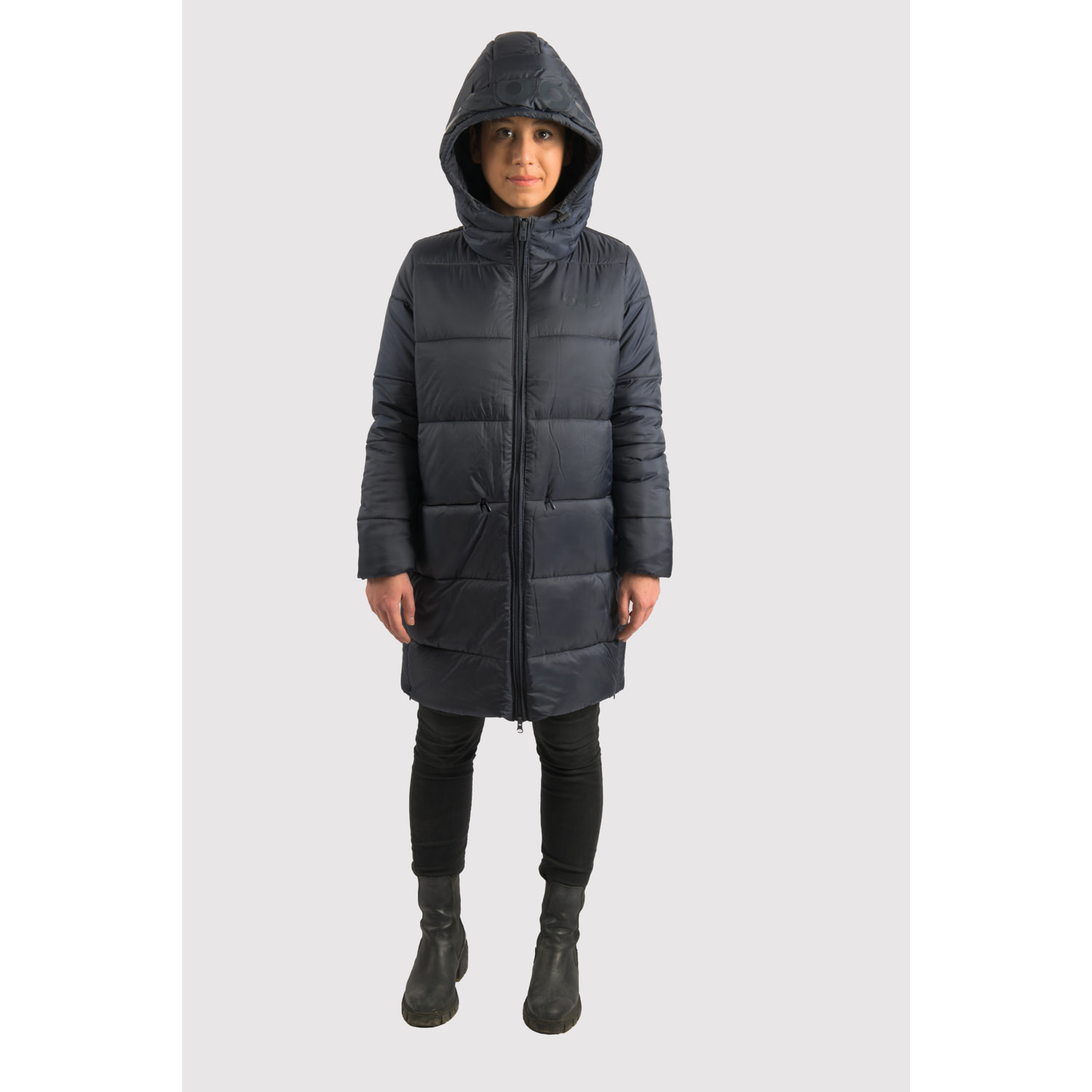 Chaqueta Paris Long Jacket marca ECOON - Azul oscuro