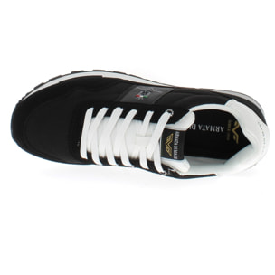 Armata di Mare Scarpe Uomo Sneakers Vintage Running con Soletta Rimovibile in Memory Foam AMU S25N715 Black