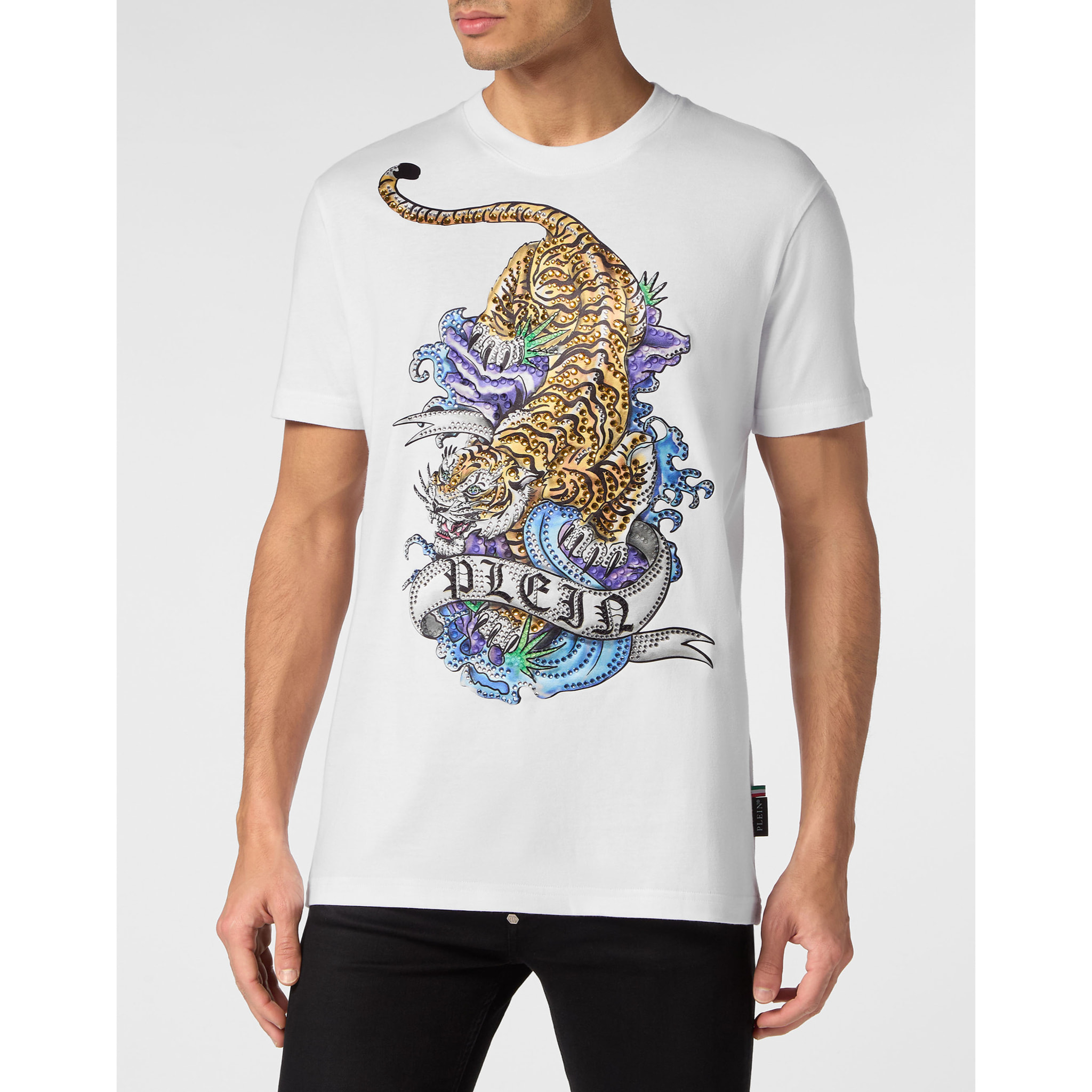 PHILIPP PLEIN T-shirt girocollo a maniche corte TATTOO