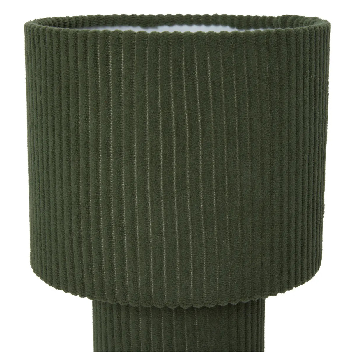 Lampe Jolina cylindrique H.28cm vert