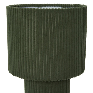 Lampe Jolina cylindrique H.28cm vert
