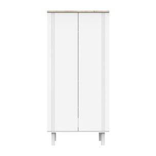 Armoire 2 portes avec rainures