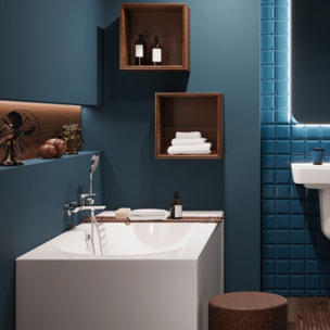 Mitigeur bain douche mécanique O novo Chrome
