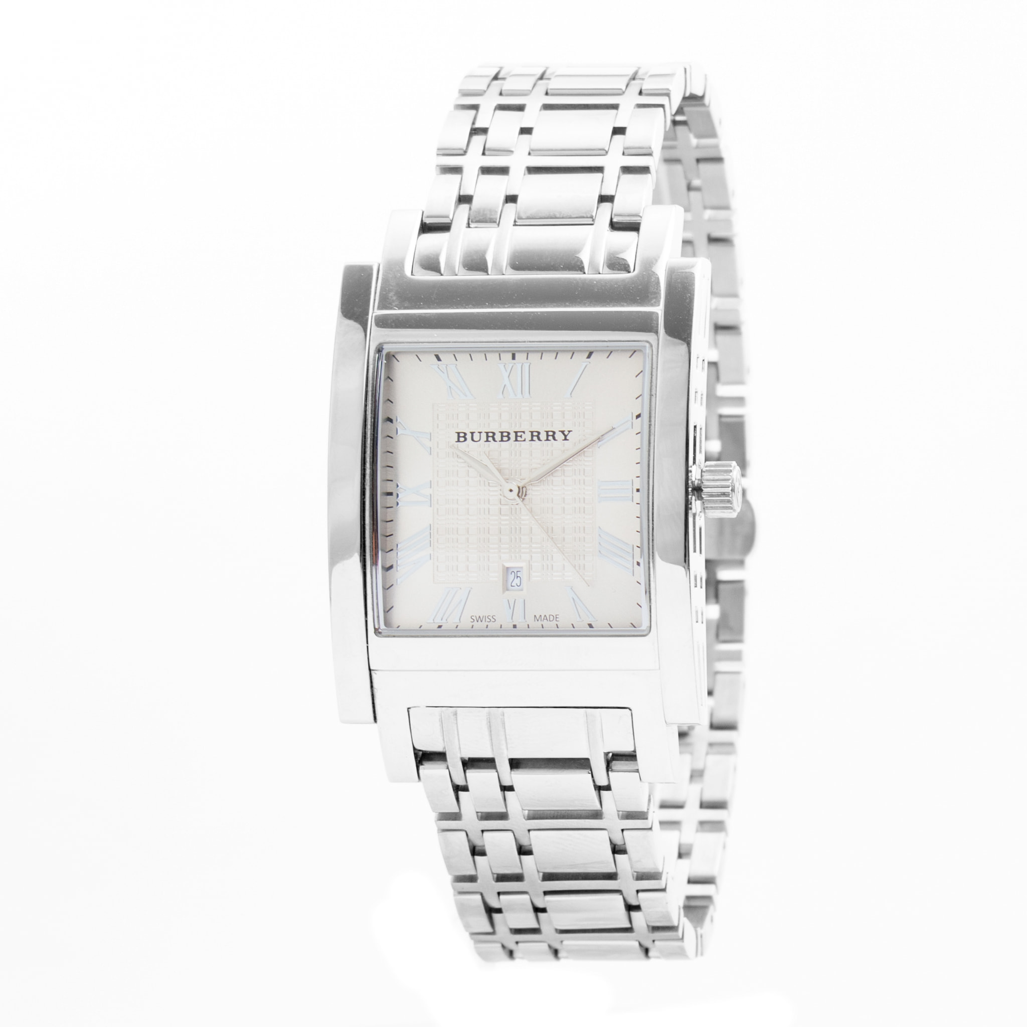 Reloj Burberry BU1550 Hombre Analogico Cuarzo con Correa de Acero inoxidable