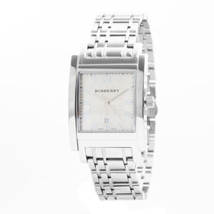 Reloj Burberry BU1550 Hombre Analogico Cuarzo con Correa de Acero inoxidable
