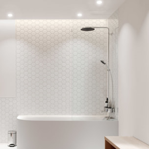 Colonne de douche 260 Pulsify S avec mitigeur thermostatique de baignoire ShowerTablet Select 400 chromé