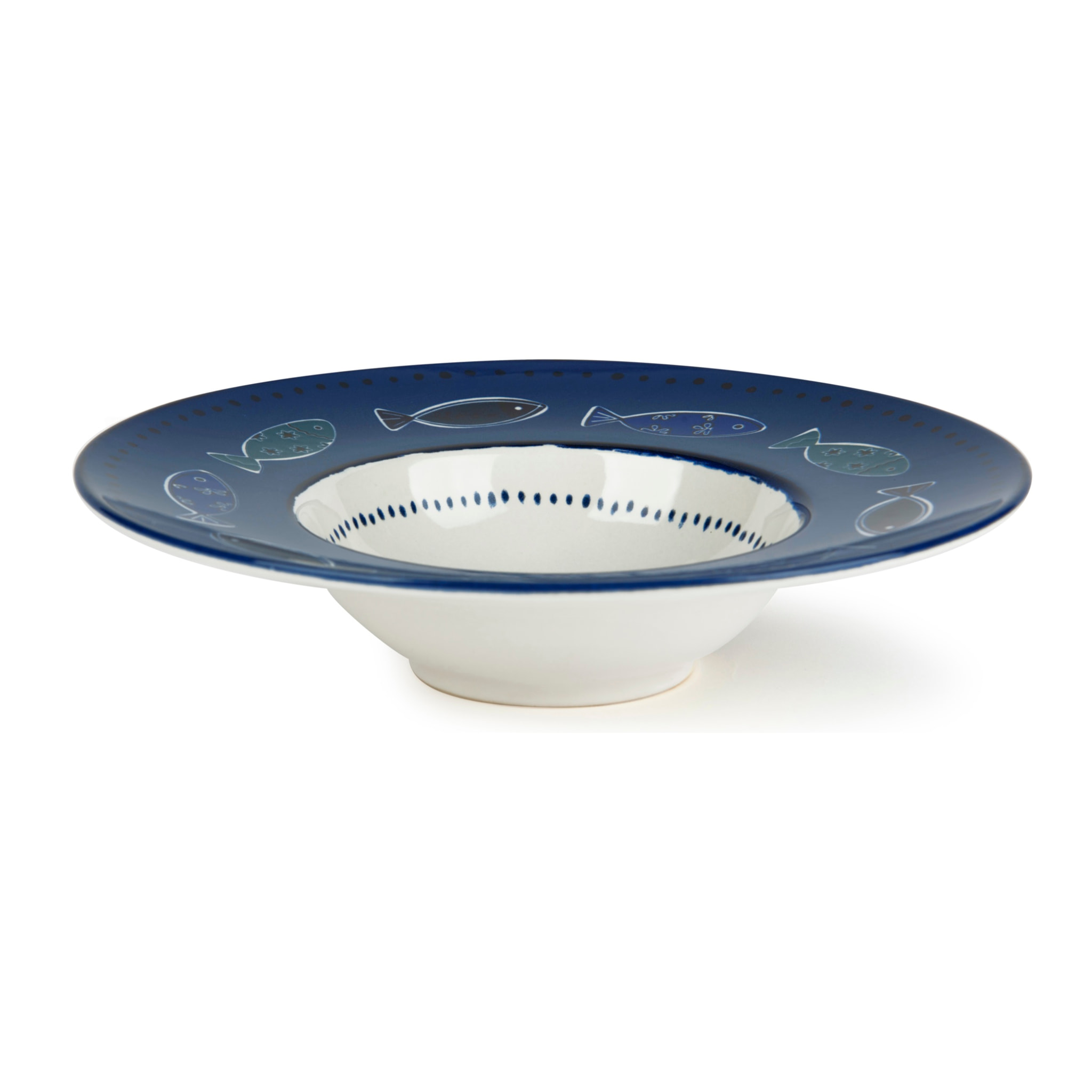 Set de 6 assiettes creuses Excelsa – Ocean, Céramique Multicolore