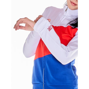 Tuta donna con collo alto e zip linea Live in Colors
