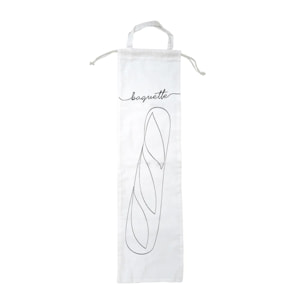 Sac de conservation pour baguette de pain en coton Fackelmann Nature