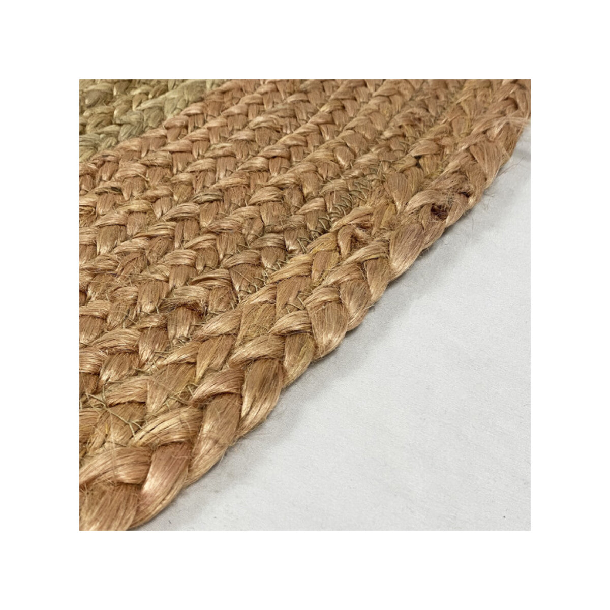 Tapis rond 120cm en jute naturelle - ANTALYA 184