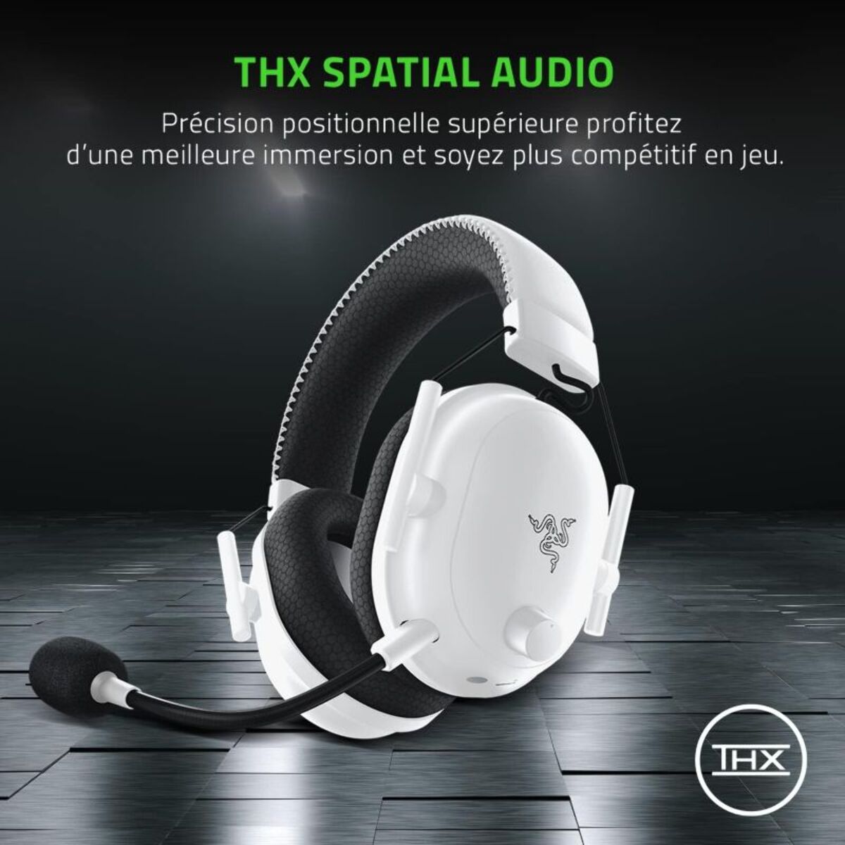 Casque gamer RAZER BLACKSHARK V2 PRO Blanc