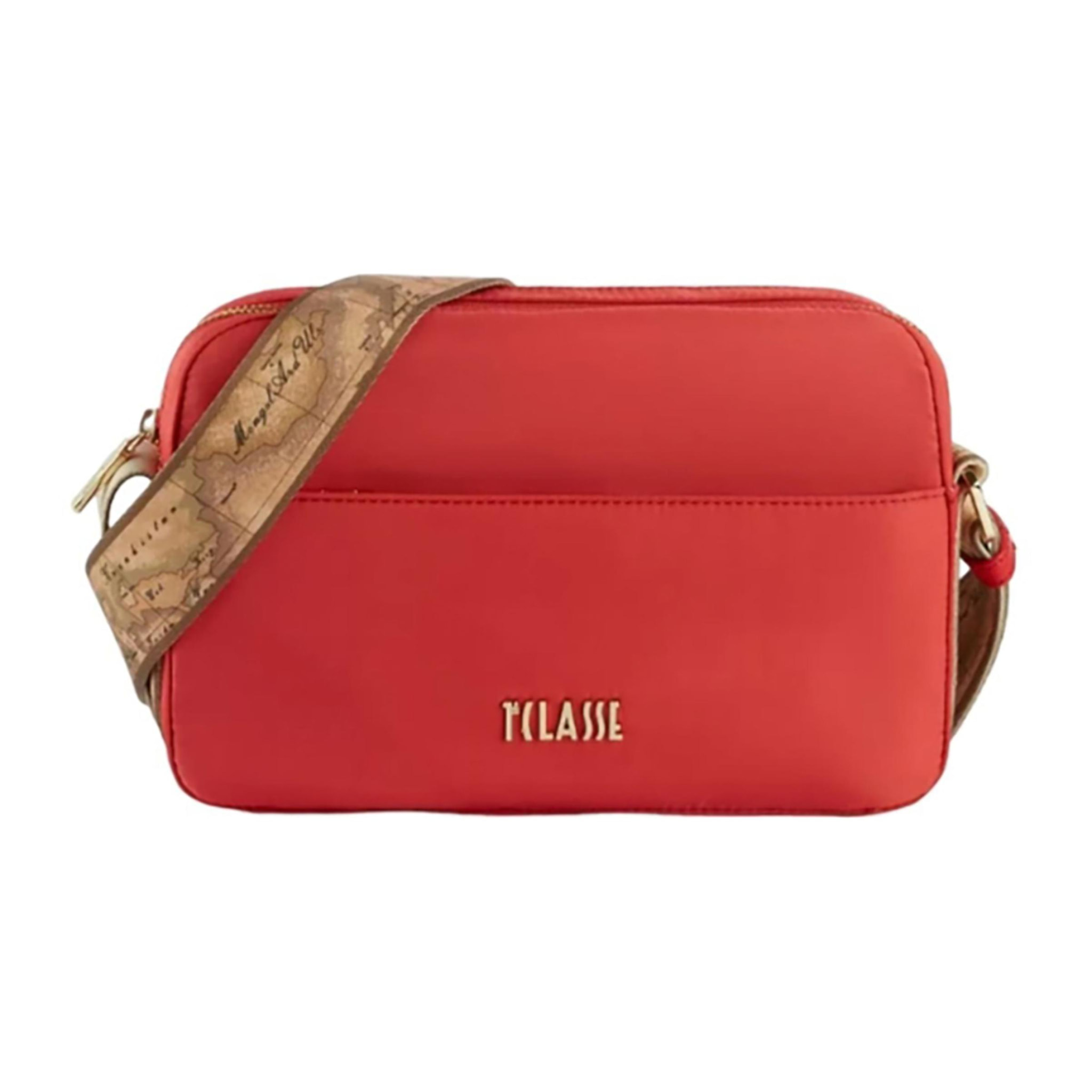 Alviero Martini 1a Classe Borsa a Tracolla Donna Rosso Corallo - Geo