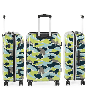 Maleta Pc Mediana Skpat Camo Azul