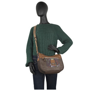 Bolso Bandolera Mujer Sint/Pu Skpat Fiorella Marron