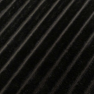 Plaid chaud Coton Club | Microfibre hypoallergénique | Velours côtelé | Réversible & lavable | Gris